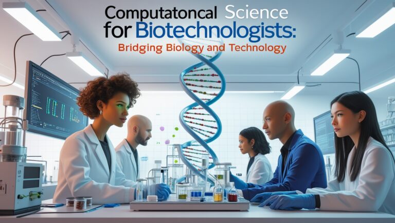 Computational Science for Biotechnologists: Bridging Biology and Technology
