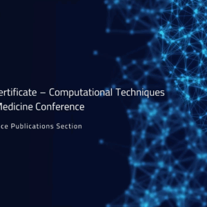 Completion Certificate – Computational Techniques in Biology & Medicine Conference