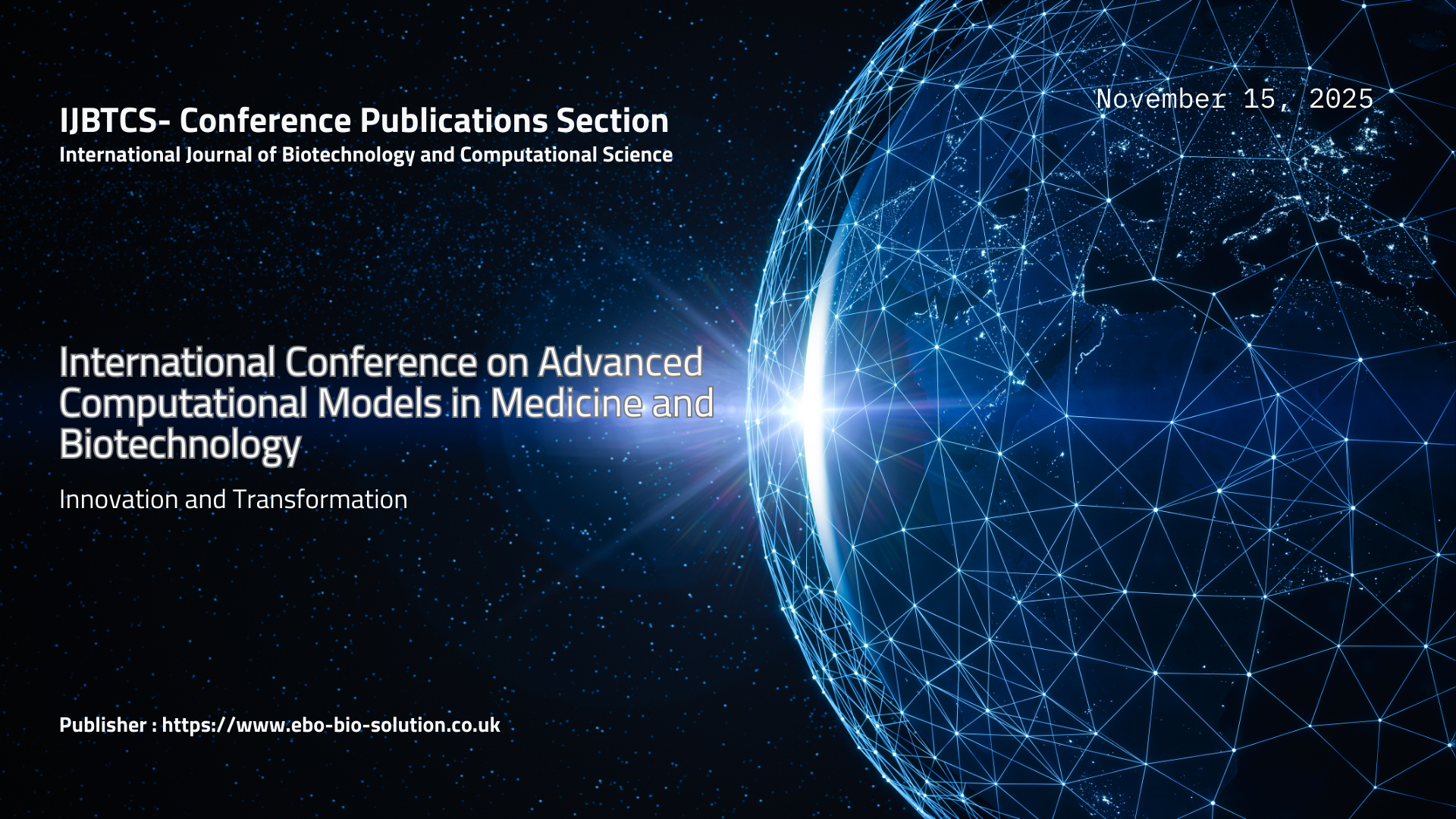 International Conference on Advanced Computational Models in Medicine and Biotechnology